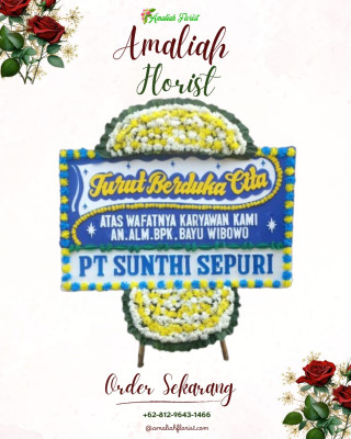 Papan Bunga Duka di Yahuliambut