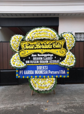 Papan Bunga Duka di Yahuliambut