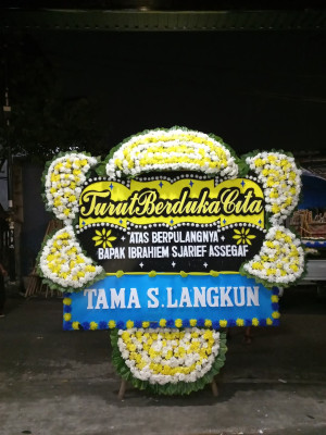 Papan Bunga Duka di Yahuliambut
